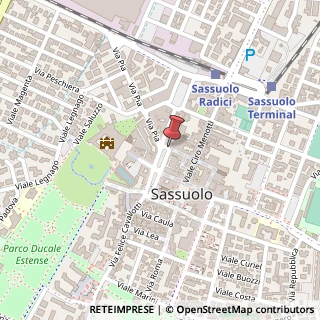 Mappa Via cavedoni 105, 41100 Sassuolo, Modena (Emilia Romagna)