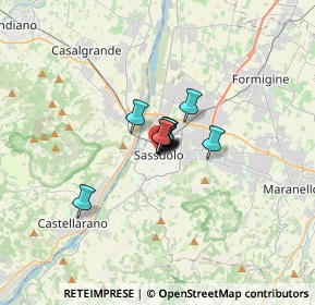 Mappa Via Cesare Battisti, 41049 Sassuolo MO, Italia (1.11)