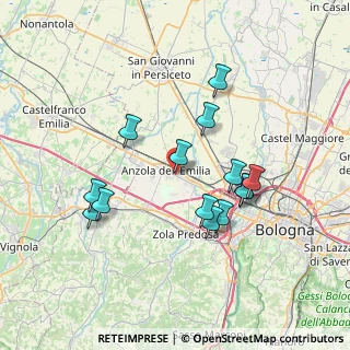 Mappa Via A. Masi, 40011 Anzola dell'Emilia BO, Italia (6.83714)