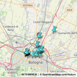 Mappa Via della Casa Buia, 40129 Bologna BO, Italia (4.07)