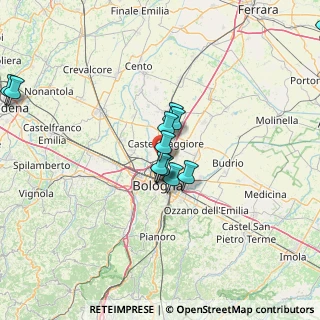 Mappa Via della Casa Buia, 40129 Bologna BO, Italia (15.29769)