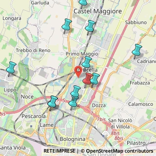 Mappa Via della Casa Buia, 40129 Bologna BO, Italia (2.18083)
