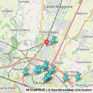 Mappa Via della Casa Buia, 40129 Bologna BO, Italia (2.94846)