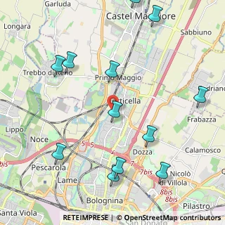 Mappa Via della Casa Buia, 40129 Bologna BO, Italia (2.60083)