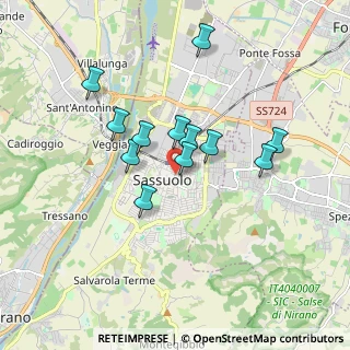 Mappa Viale A. Gramsci, 41049 Sassuolo MO, Italia (1.475)