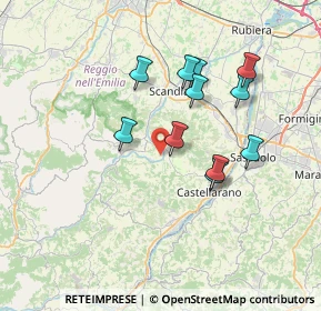 Mappa Via Feleghetti, 42019 Scandiano RE, Italia (6.38818)