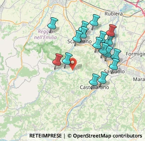 Mappa Via Feleghetti, 42019 Scandiano RE, Italia (7.10588)