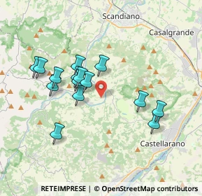 Mappa Via Feleghetti, 42019 Scandiano RE, Italia (3.358)