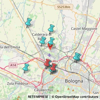 Mappa Via del Cerchio, 40132 Bologna BO, Italia (3.815)