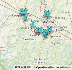Mappa Viale San Francesco, 41049 Sassuolo MO, Italia (11.55286)