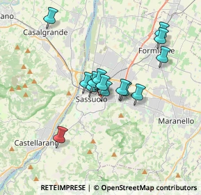 Mappa Viale San Francesco, 41049 Sassuolo MO, Italia (2.805)