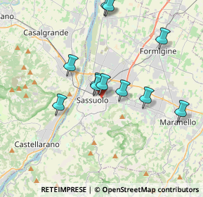 Mappa Viale San Francesco, 41049 Sassuolo MO, Italia (3.43818)