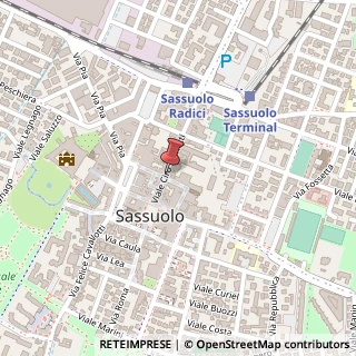 Mappa Via Ciro Menotti, 36, 41049 Sassuolo, Modena (Emilia Romagna)