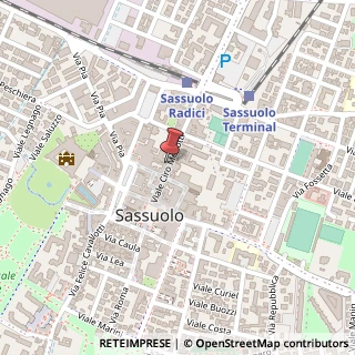 Mappa Via Ciro Menotti, 49, 41049 Sassuolo, Modena (Emilia Romagna)