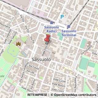 Mappa Via Ciro Menotti, 55, 41049 Sassuolo, Modena (Emilia Romagna)