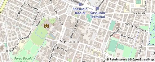 Mappa Sassuolo