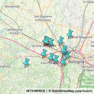 Mappa Via Giuseppe di Vittorio, 40011 Anzola dell'Emilia BO, Italia (5.46143)