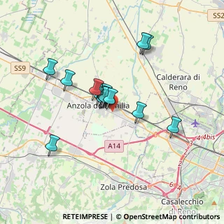 Mappa Via Giuseppe di Vittorio, 40011 Anzola dell'Emilia BO, Italia (2.714)