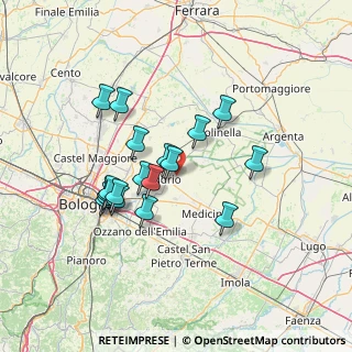 Mappa Via Fondazza, 40054 Budrio BO, Italia (12.31333)