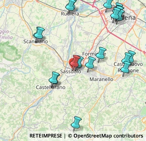 Mappa Via Fossetta, 41049 Sassuolo MO, Italia (9.8165)