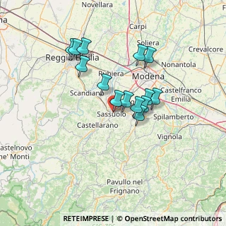 Mappa Via Fossetta, 41049 Sassuolo MO, Italia (11.61571)