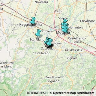 Mappa Via Sandro Pertini, 41049 Sassuolo MO, Italia (8.38667)