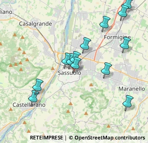 Mappa Via Fossetta, 41049 Sassuolo MO, Italia (3.96077)