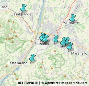 Mappa Via Fossetta, 41049 Sassuolo MO, Italia (3.12818)