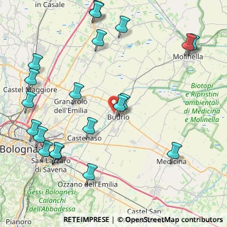 Mappa Via Giovanni Pascoli, 40054 Budrio BO, Italia (11.0555)