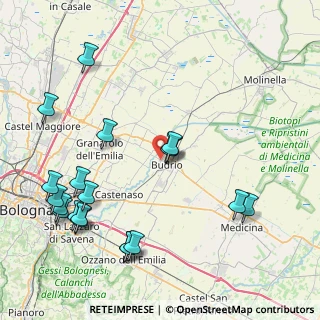 Mappa Via Giovanni Pascoli, 40054 Budrio BO, Italia (10.141)