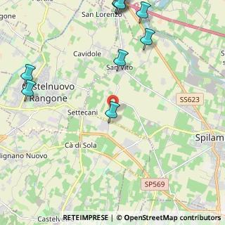 Mappa Via Belvedere di Sopra, 41057 Spilamberto MO, Italia (3.16636)