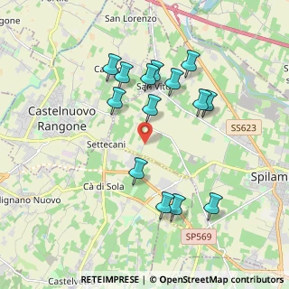 Mappa Via Belvedere di Sopra, 41057 Spilamberto MO, Italia (1.85286)