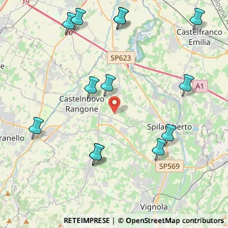 Mappa Via Belvedere di Sopra, 41057 Spilamberto MO, Italia (5.33077)