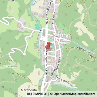 Mappa Via circonvallazione 30, 12020 Rossana, Cuneo (Piemonte)