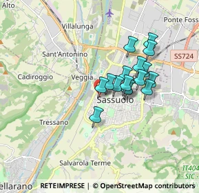 Mappa Viale Legnago, 41049 Sassuolo MO, Italia (1.32688)