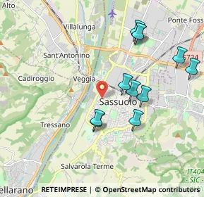 Mappa Viale Legnago, 41049 Sassuolo MO, Italia (1.95909)