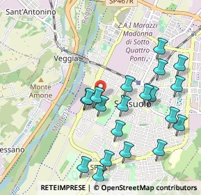 Mappa Viale Legnago, 41049 Sassuolo MO, Italia (1.085)