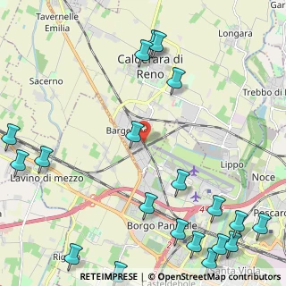 Mappa Via Illuminata Baravelli, 40012 Calderara di Reno BO, Italia (3.334)