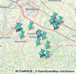 Mappa Via Spilamberto, 41051 Castelnuovo Rangone MO, Italia (7.02944)