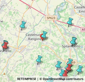Mappa Via Spilamberto, 41051 Castelnuovo Rangone MO, Italia (6.672)