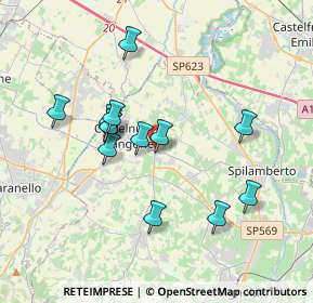 Mappa Via Spilamberto, 41051 Castelnuovo Rangone MO, Italia (3.35923)