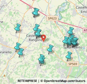 Mappa Via Spilamberto, 41051 Castelnuovo Rangone MO, Italia (4.2495)