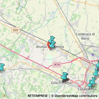 Mappa Via Baiesi, 40011 Anzola Dell'emilia BO, Italia (6.46)