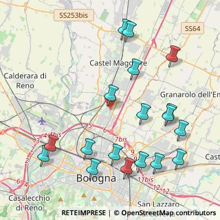 Mappa Via Stoppato Alessandro, 40128 Bologna BO, Italia (5.01389)