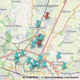 Mappa Via Stoppato Alessandro, 40128 Bologna BO, Italia (2.43474)