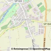 Mapa Villafalletto