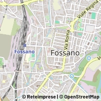Mapa Fossano
