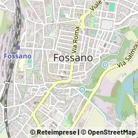 Mapa Fossano