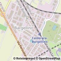 Mapa Calderara di Reno