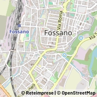 Kaart Fossano